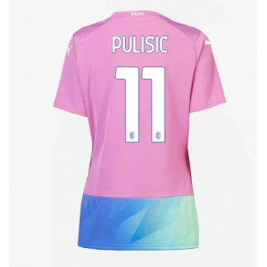 AC Milan Christian Pulisic #11 Replica Third Stadium Shirt for Women 2023-24 Short Sleeve